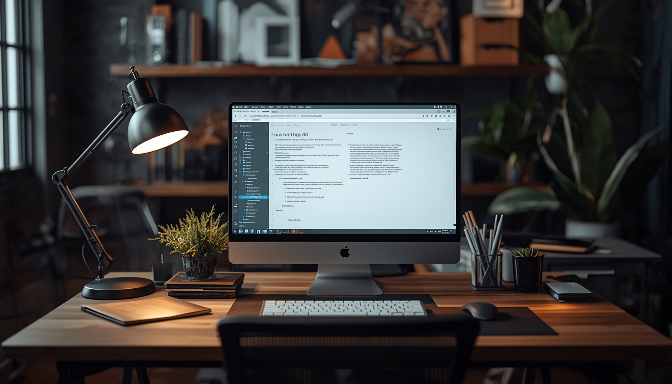 Desk setup assessed during an AlignAudit package